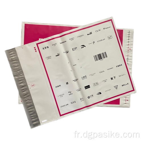 Poly Mailer scellant des sacs de diffusion en plastique en plastique en plastique